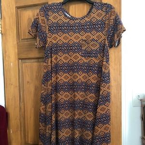 Lularoe Short Sleeve Pattern Dress